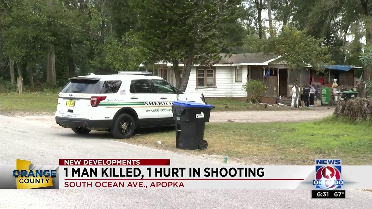 Shooting in Apopka leaves 1 man dead, 1 in serious condition,...